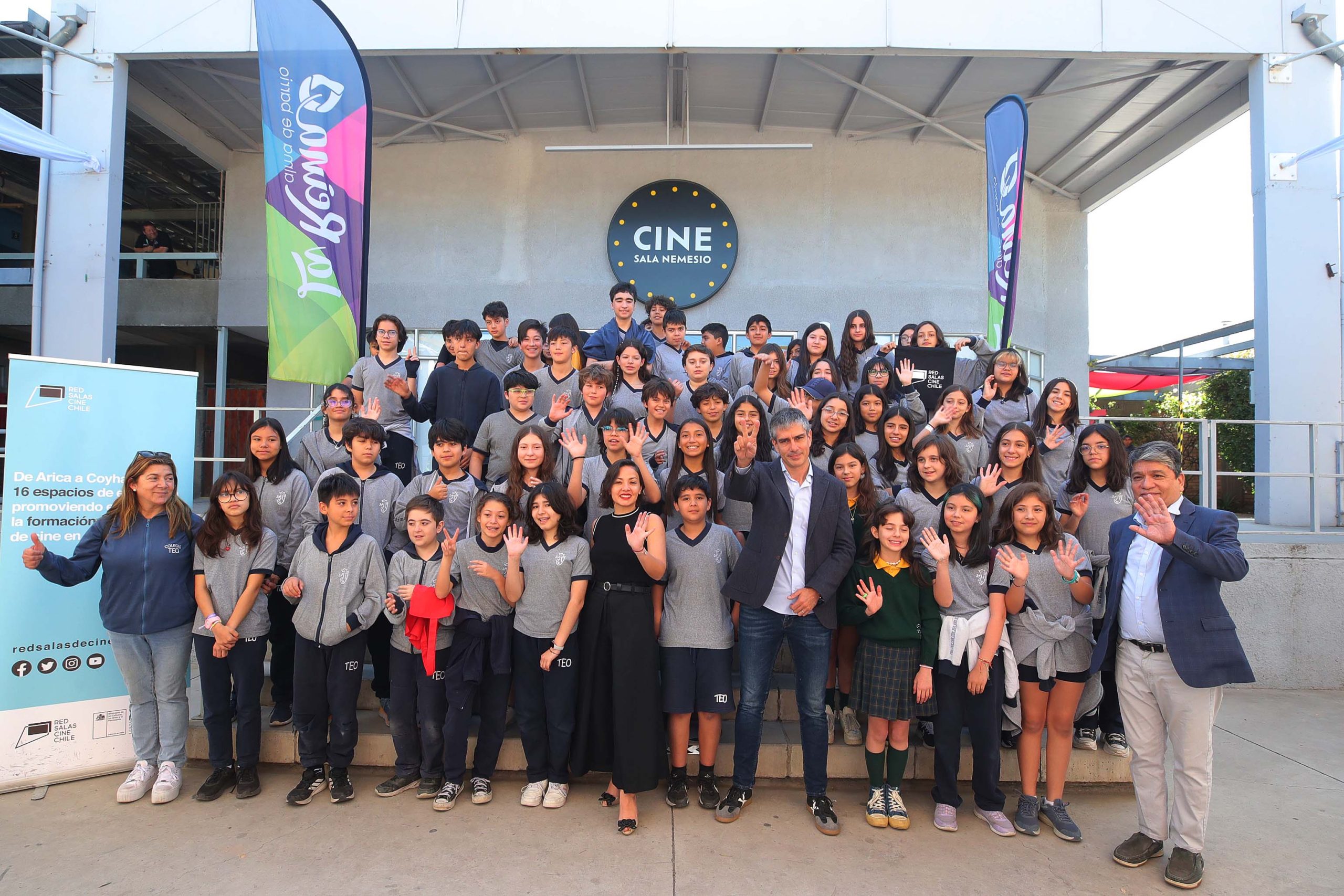 Ministra de las Culturas conmemora Día del Cine Chileno junto a niños y niñas de La Reina